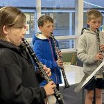 Clarinet Three Children Crop